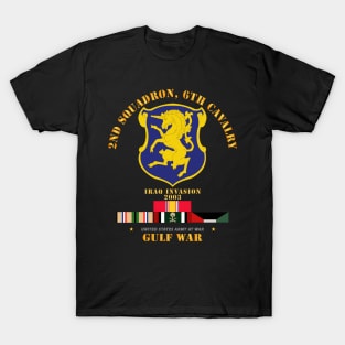 2nd Sqdrn - 6th Cav Gulf War w SVC T-Shirt